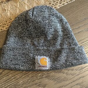 Carhartt Black and White Knit Beanie